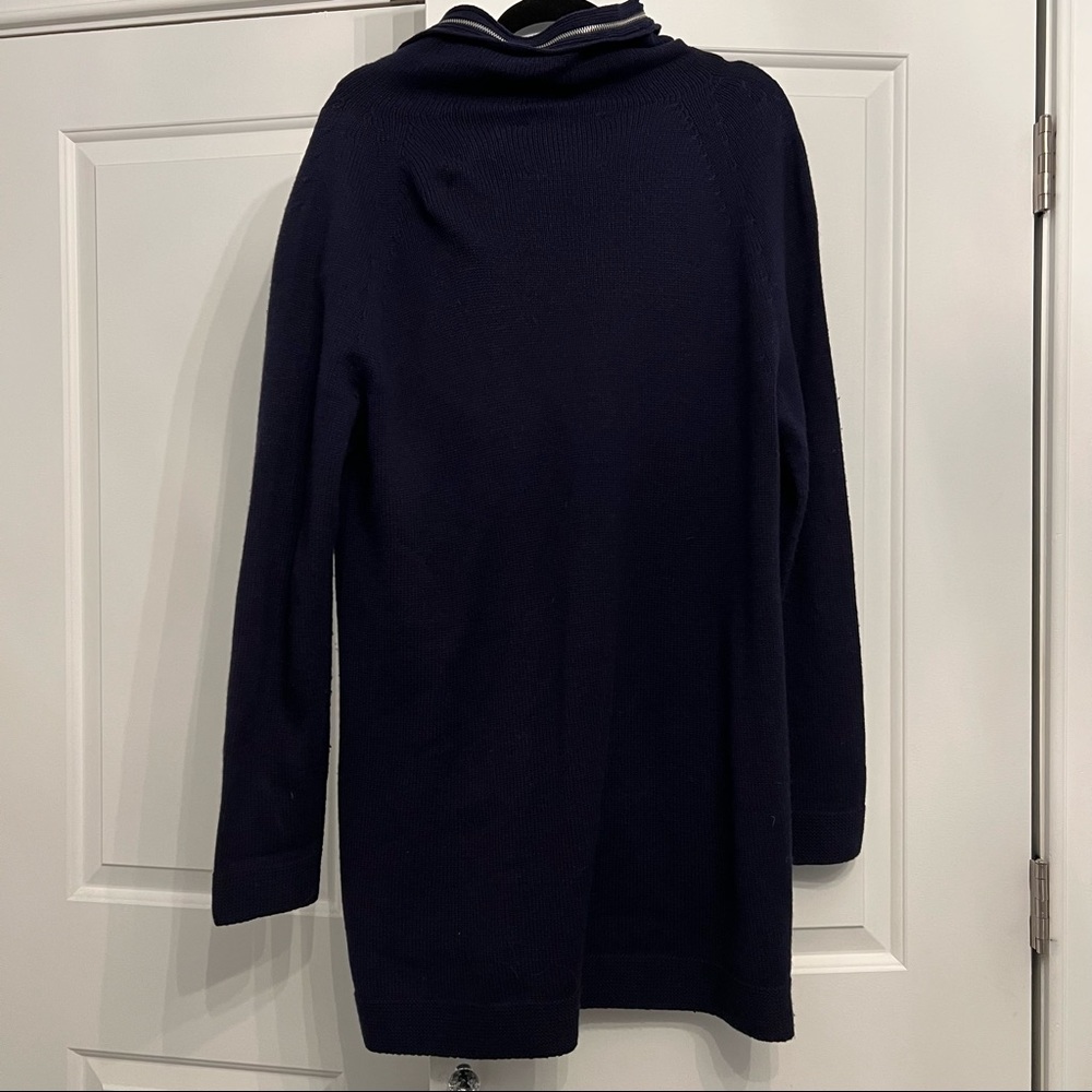 Adam Lippes Layered Navy Cardigan - Picture 3 of 9